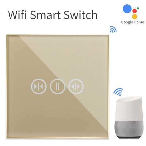 INTRERUPATOR TOUCH DIN STICLA ACTIONARE JALUZELE WIFI