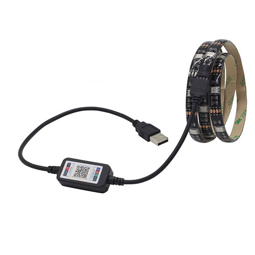 Kit Banda LED USB RGB 5V IP20 30led/M 3 Metri - hsmartro