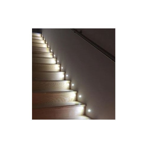 Kit Iluminat Inteligent Scari Cu 18 Spoturi LED Mini 1W