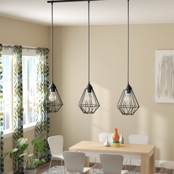 Pendul Cristal 3 x E27 baza liniara