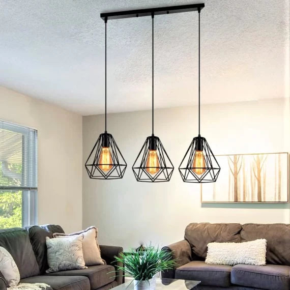 Pendul Cristal 3 x E27 baza liniara