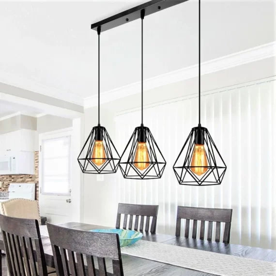 Pendul Cristal 3 x E27 baza liniara