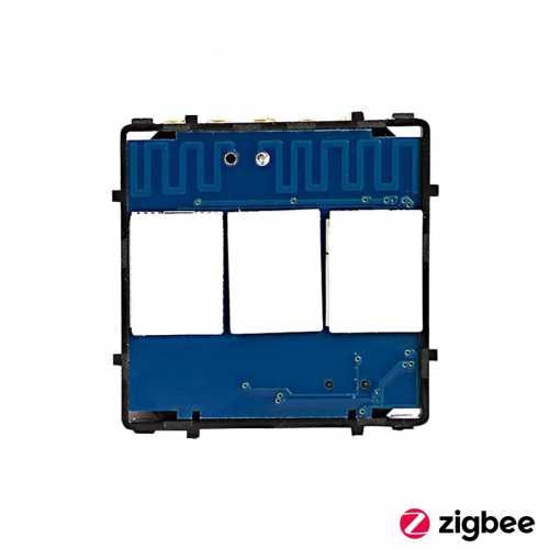 MODUL ÎNTRERUPĂTOR TOUCH TRIPLU ZIGBEE CU NUL