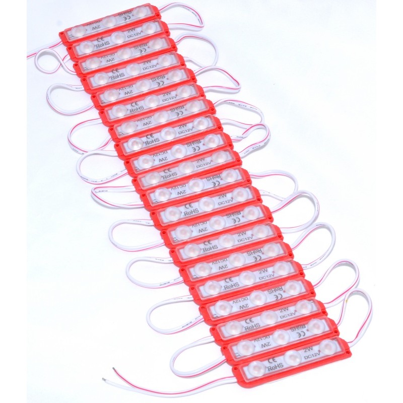 MODUL  LED 12V -120W , 20BUC/SET - ROSU