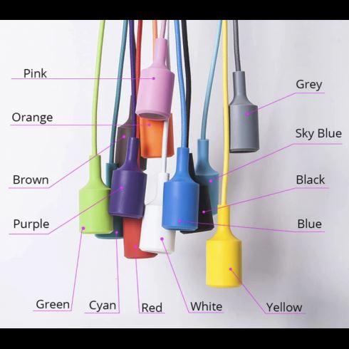 Pendul Diverse Culori E27