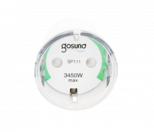 Priza inteligenta Gosund SP111, Wireless, 15A, monitorizare consum, compatibil Alexa si Google Assistant, Android/iOS