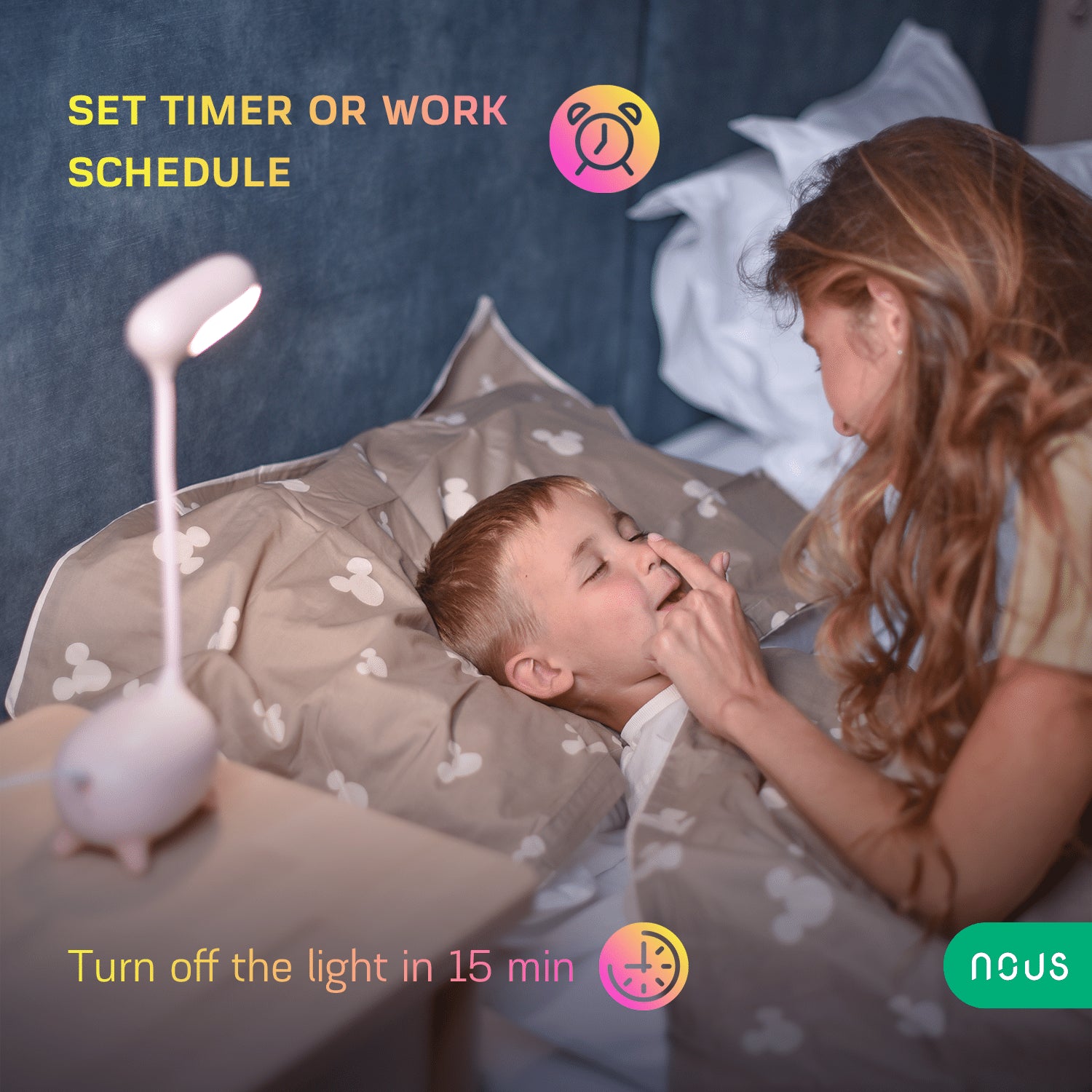 Priza inteligenta WiFi NOUS A8, 10A, control vocal, compatibil Google Assistant, Amazon Alexa