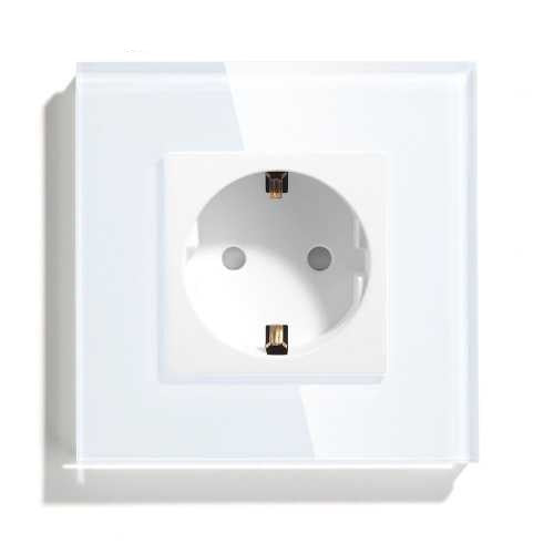 PRIZĂ SIMPLĂ SCHUKO M1 CU RAMA DIN STICLA