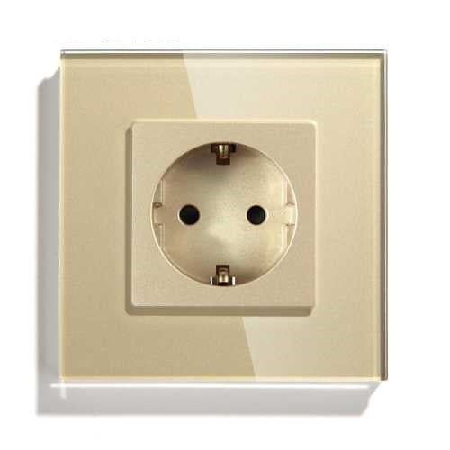 PRIZĂ SIMPLĂ SCHUKO M1 CU RAMA DIN STICLA