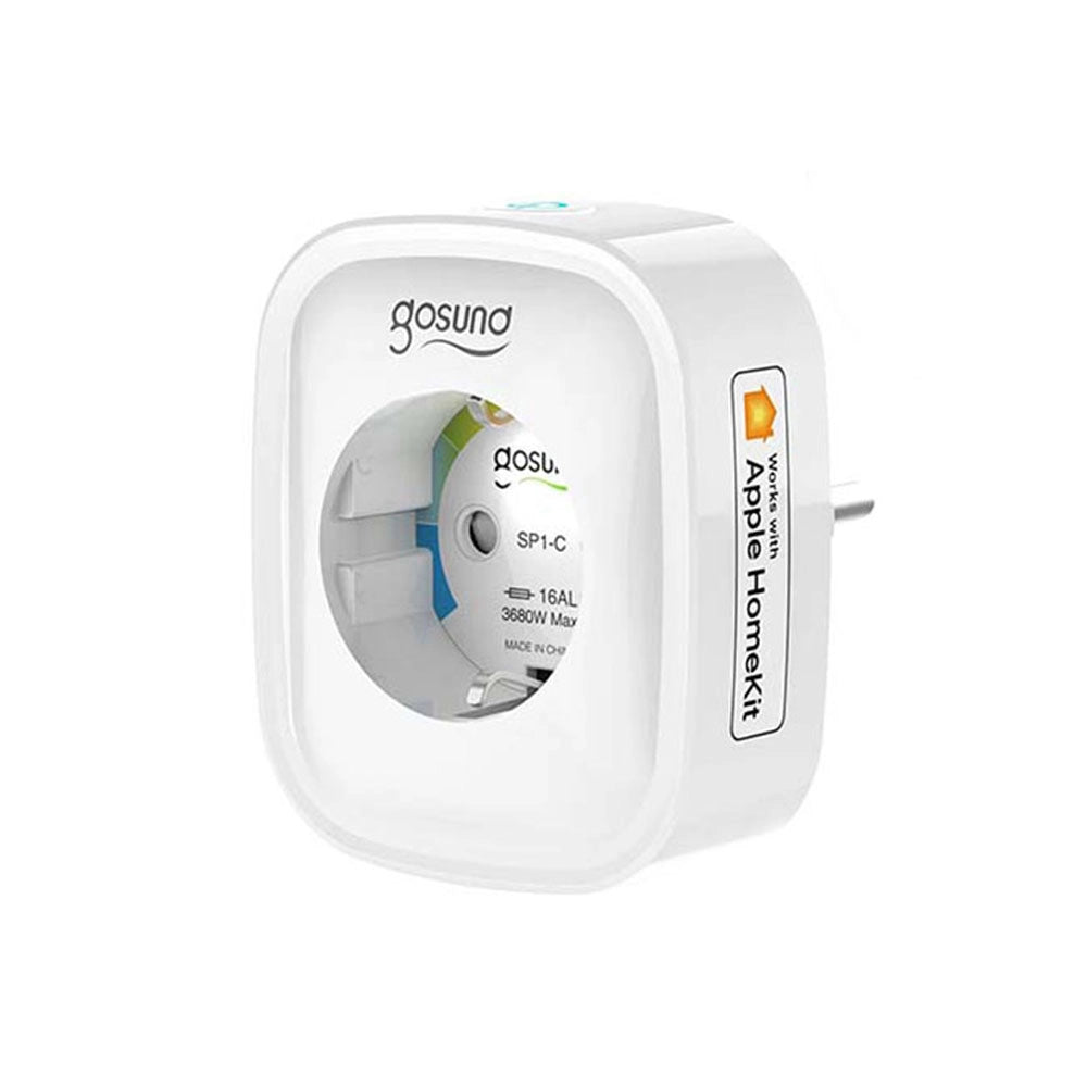Priza Smart Gosund SP1-C Apple Home Kit, 16A, Monitorizare consum energie