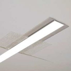 Profil LED încastrat  aluminiu neanodizat, lungime 2m