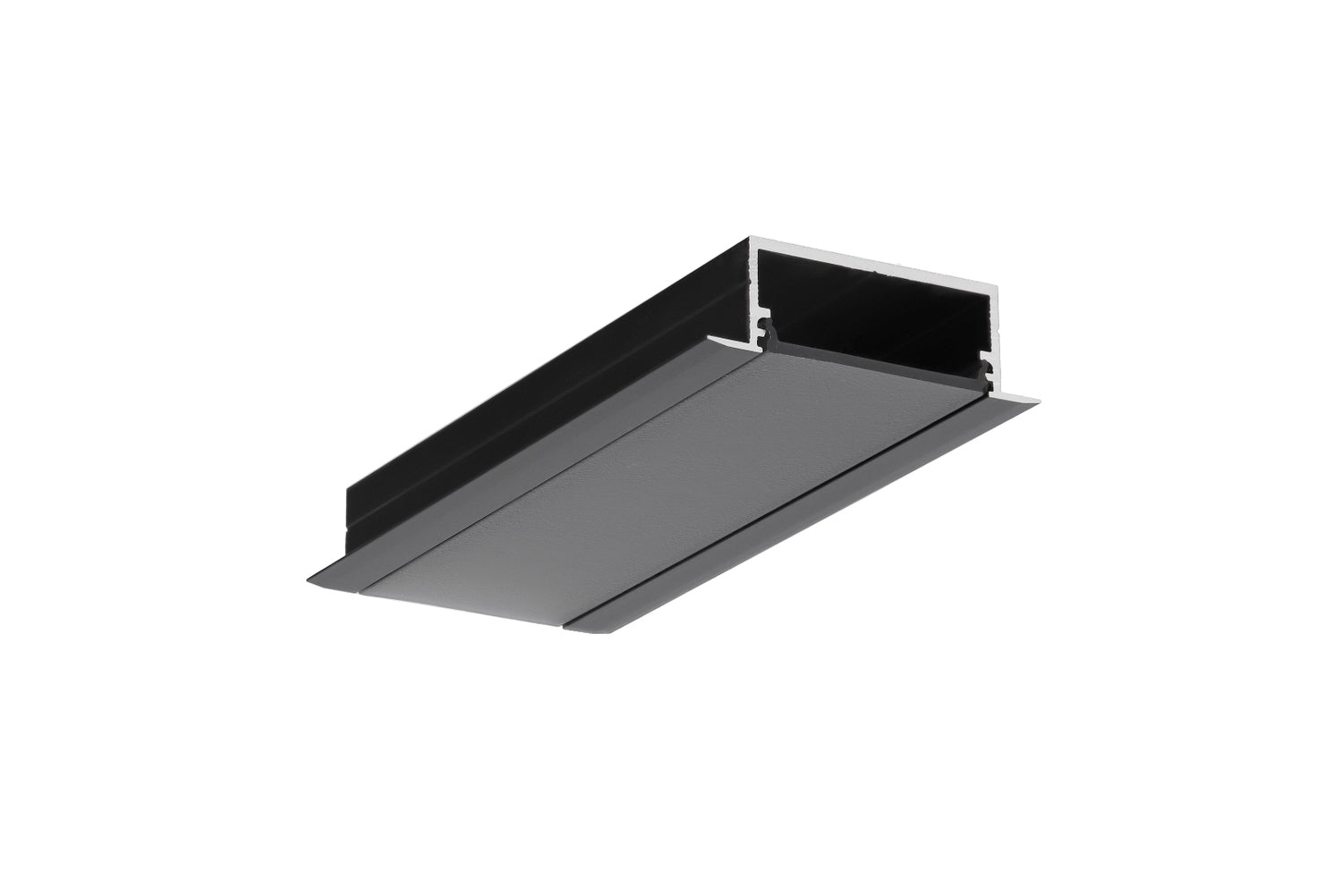 Profil LED încastrat Hsmart 30-06, negru, lungime 2m