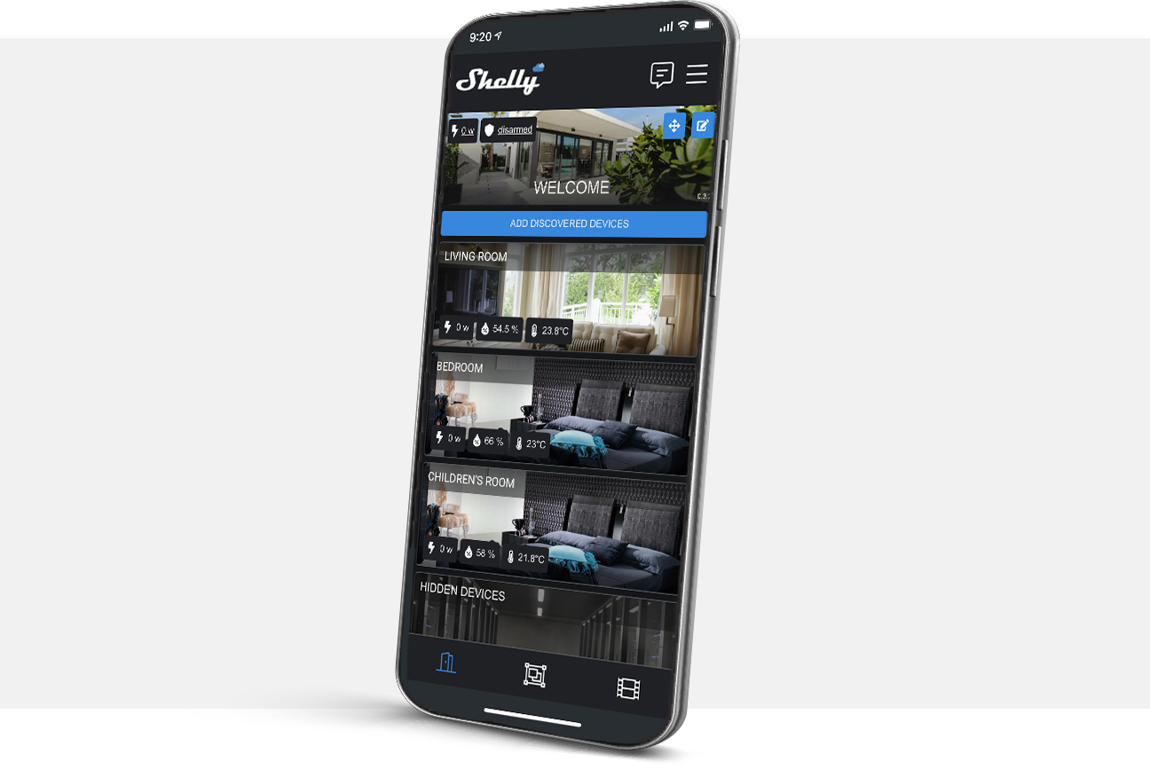 Releu inteligent Shelly Pro 2 - 2canale, WiFi, LAN, sina DIN, control aplicatie, compatibil Amazon Alexa, Google Assistant si Home Assistant