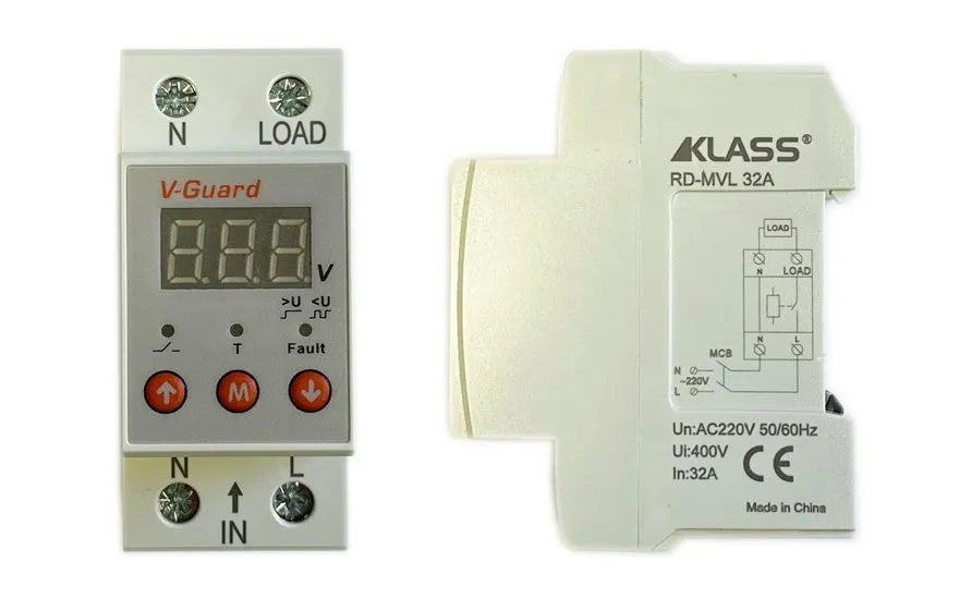Releu protectie supratensiune si suprasarcina  230v 63A