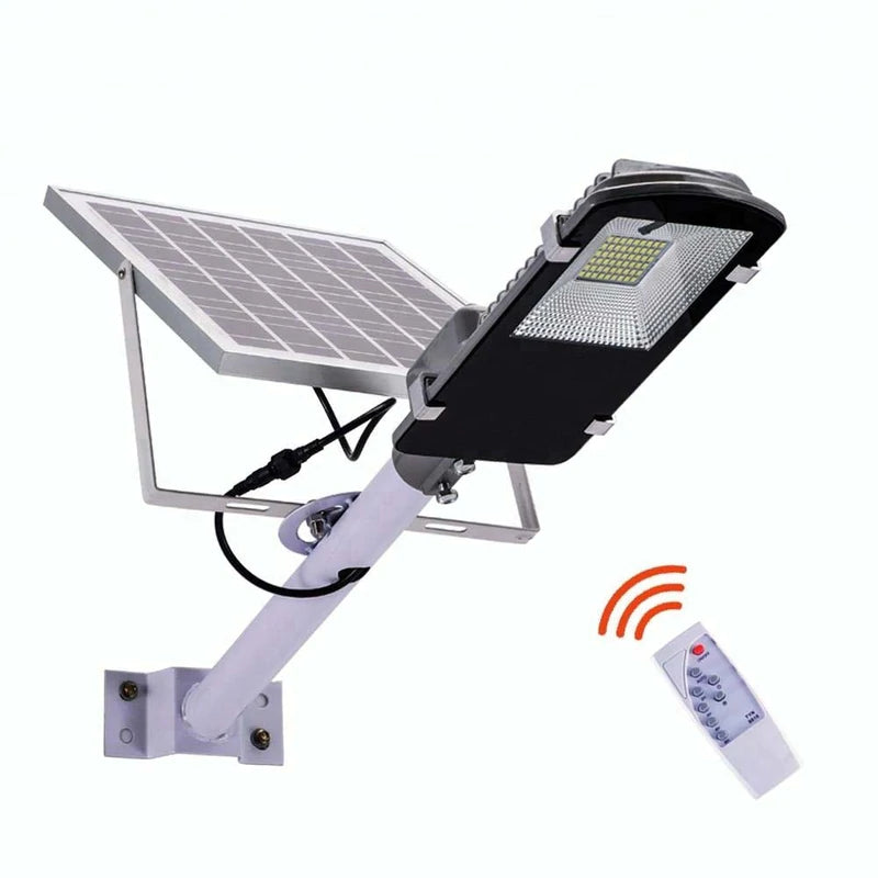 Lampa Solara 100W  Rezistent la Apa IP65, cu Panou Solar, , cu Telecomanda