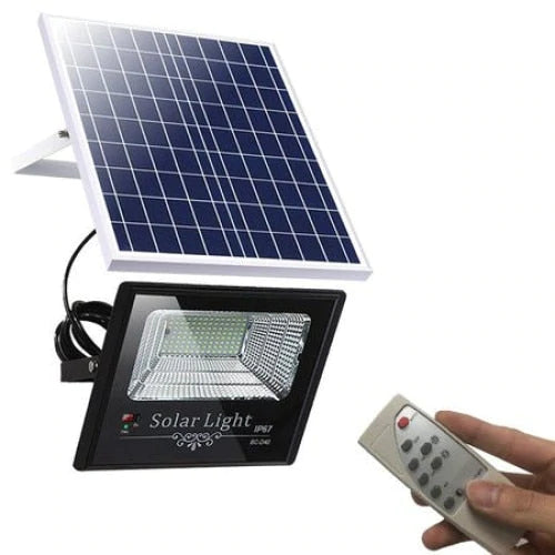 Proiector LED 30W Rezistent la Apa IP67, cu Panou Solar  siTelecomanda
