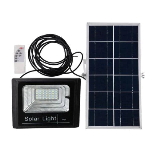 PROIECTOR 300W CU PANOU SOLAR ȘI TELECOMANDA