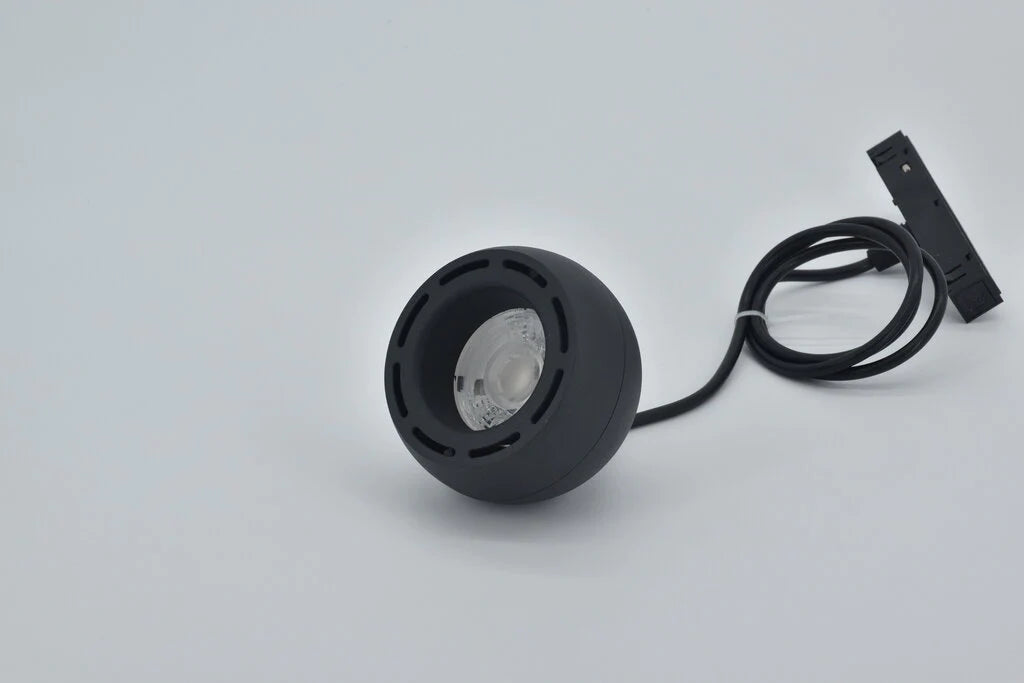 Pendul LED Sina Magnetica, Lumina Neutra, 7W, Negru