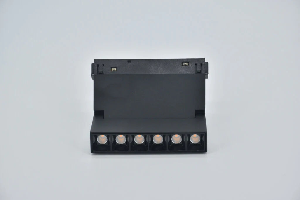 Grila LED Pliabila Sina Magnetica, Lumina Neutra, Incastrata, 6W, Negru