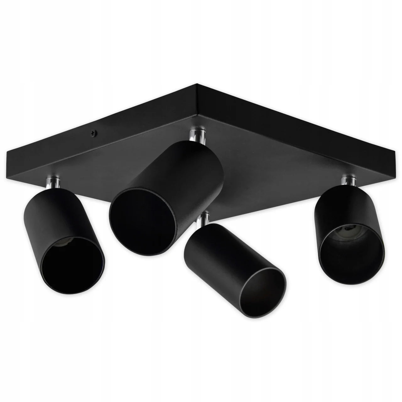 Spot Patrat Reglabil Negru 4 X GU10 250mm