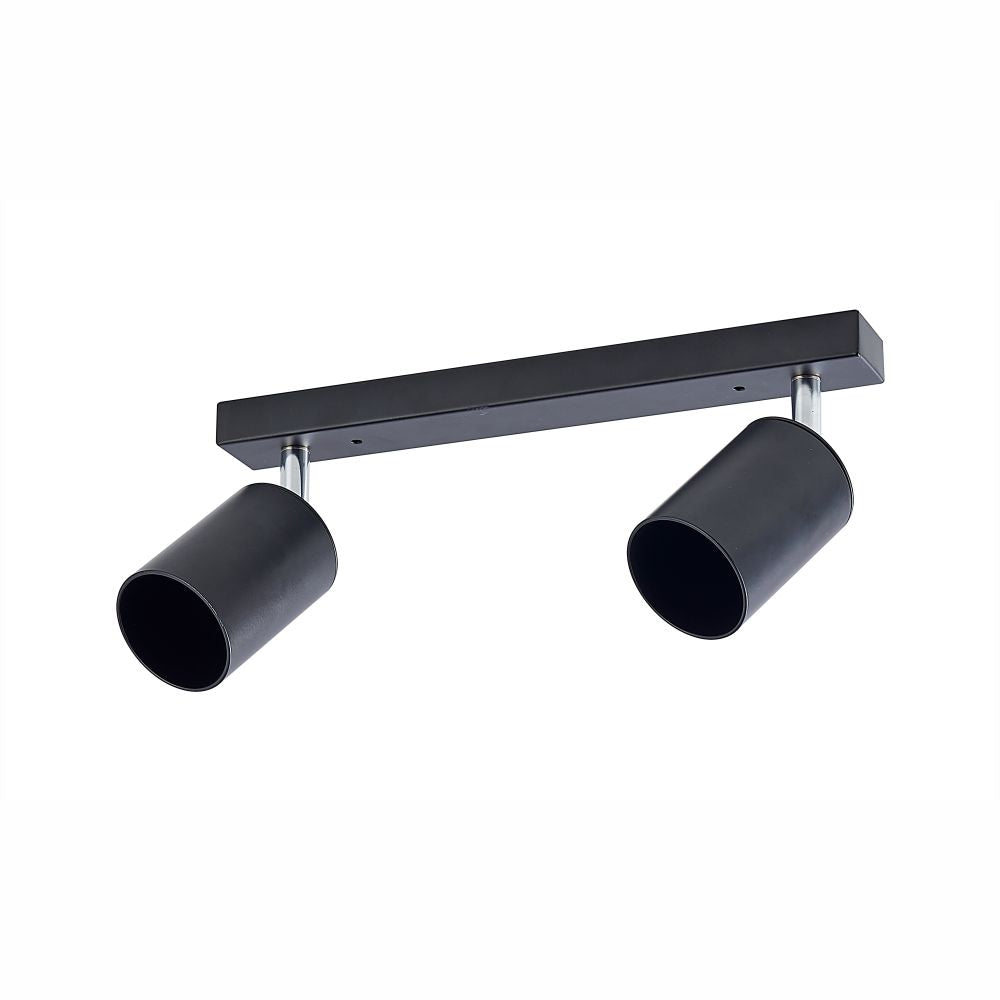 Spot Liniar Regrabil Negru 3XGU10 450mm