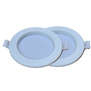 Spot LED 9W ECO,Incastrat, Rotund Alb, Alb Rece Cald