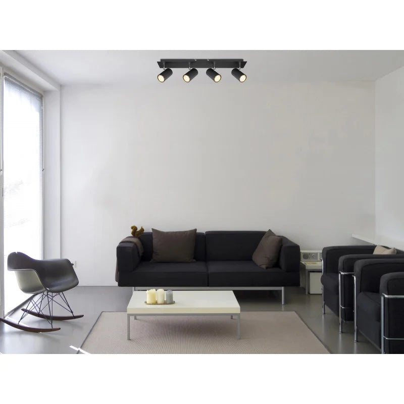 Spot Liniar Reglabil Negru 4 X GU10 800mm