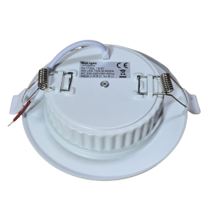 Spot LED 12W ECO,Incastrat, Rotund Alb, Alb Rece