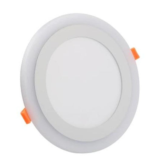 Spot LED Rotund Doua Culori 24+12W 3000k-6500k Trei Functii