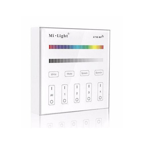 Telecomanda perete MiBoxer wireless 4 zone RGB/RGBW