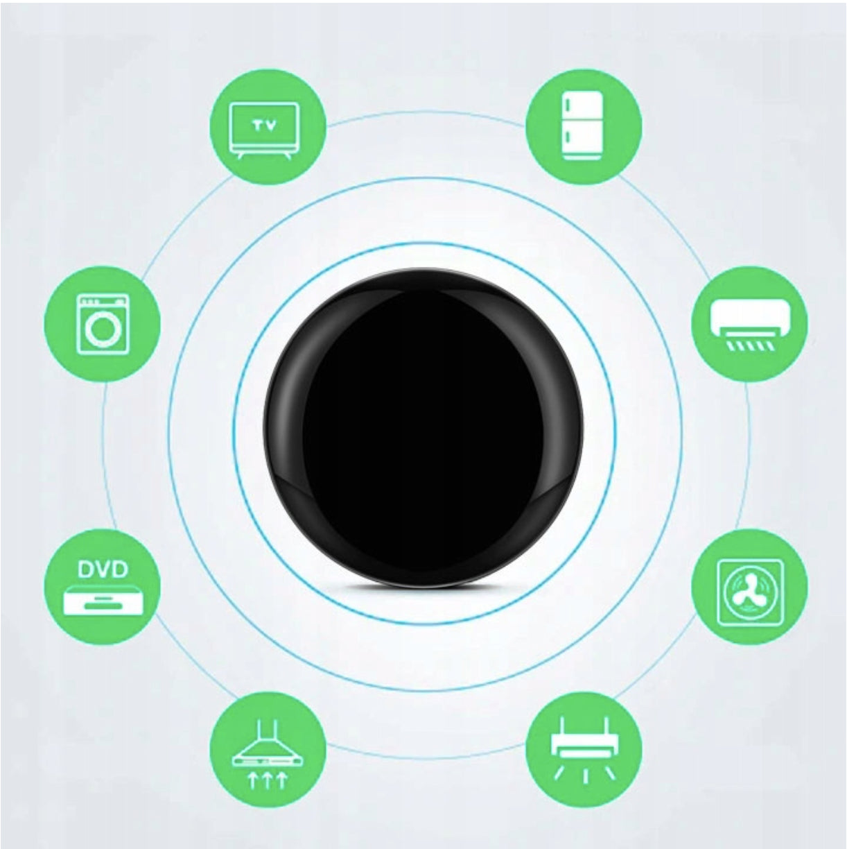 Telecomanda universala Nous L5 HUB Wi-Fi IR WiFi, control dispozitive cu infrarosu, pentru aer conditionat, televizor, sistem audio, Tuya Smart, Alexa si Google Assistant