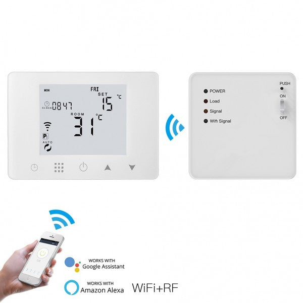 Termostat de ambient inteligent WT-30 WI-FI&RF Tuya