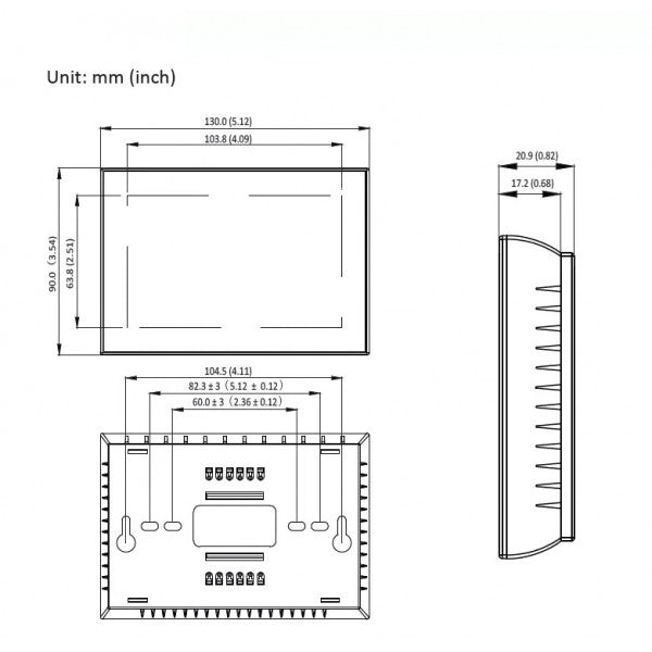 Termostat Incalzire Pardoseala Apa Touch WIFI