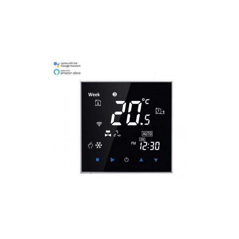 Termostat Incalzire Pardoseala Touch WIFI compatibil Amazon Alexa si Google Home
