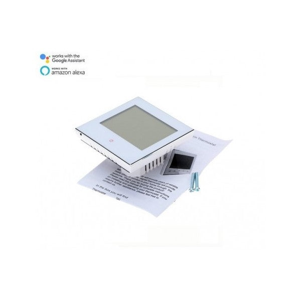 Termostat Incalzire Pardoseala Touch WIFI compatibil Amazon Alexa si Google Home